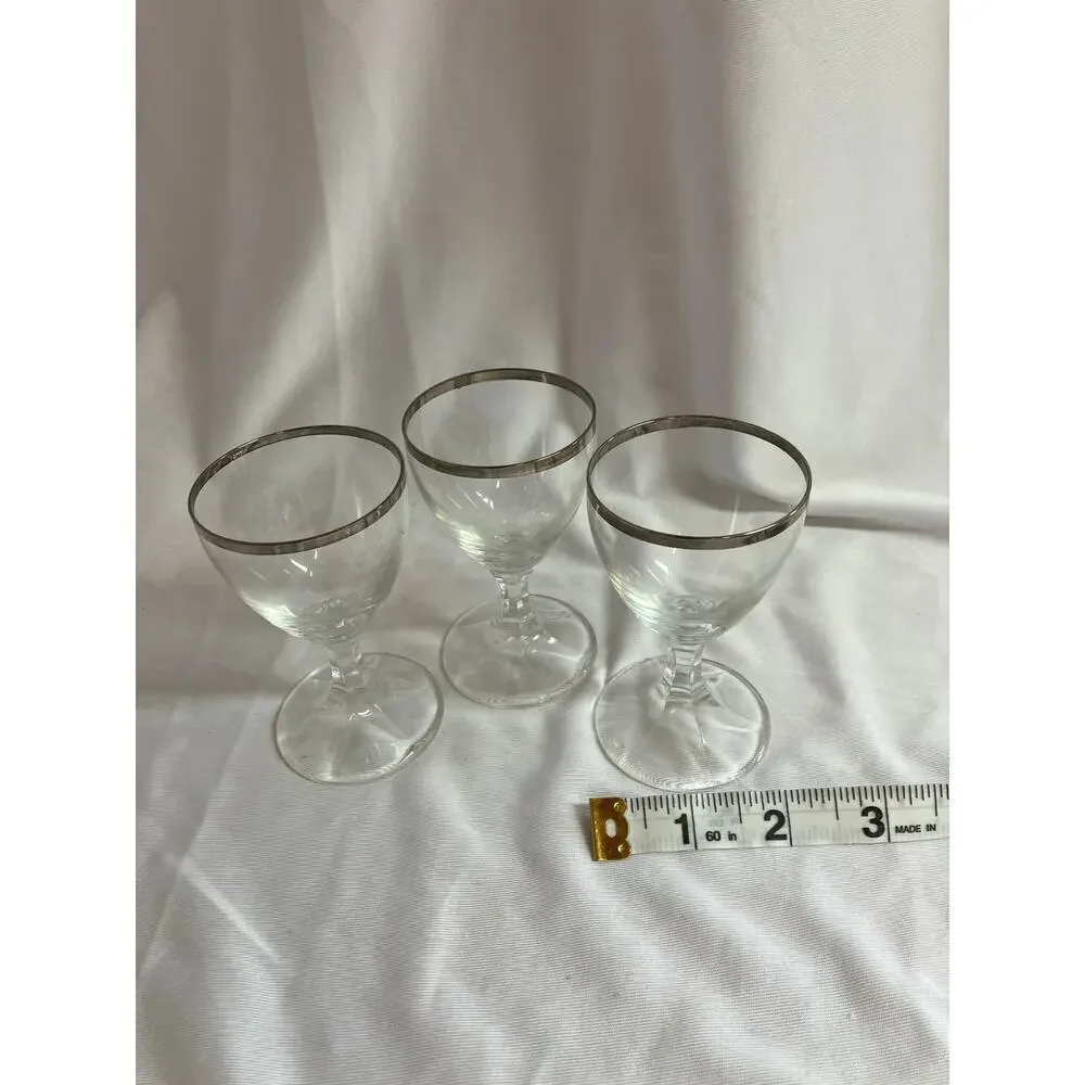 Drinking Glasses 3 piece Dinner Formal Replacement Wedding